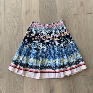 Talbots Petites Floral Print Skirt